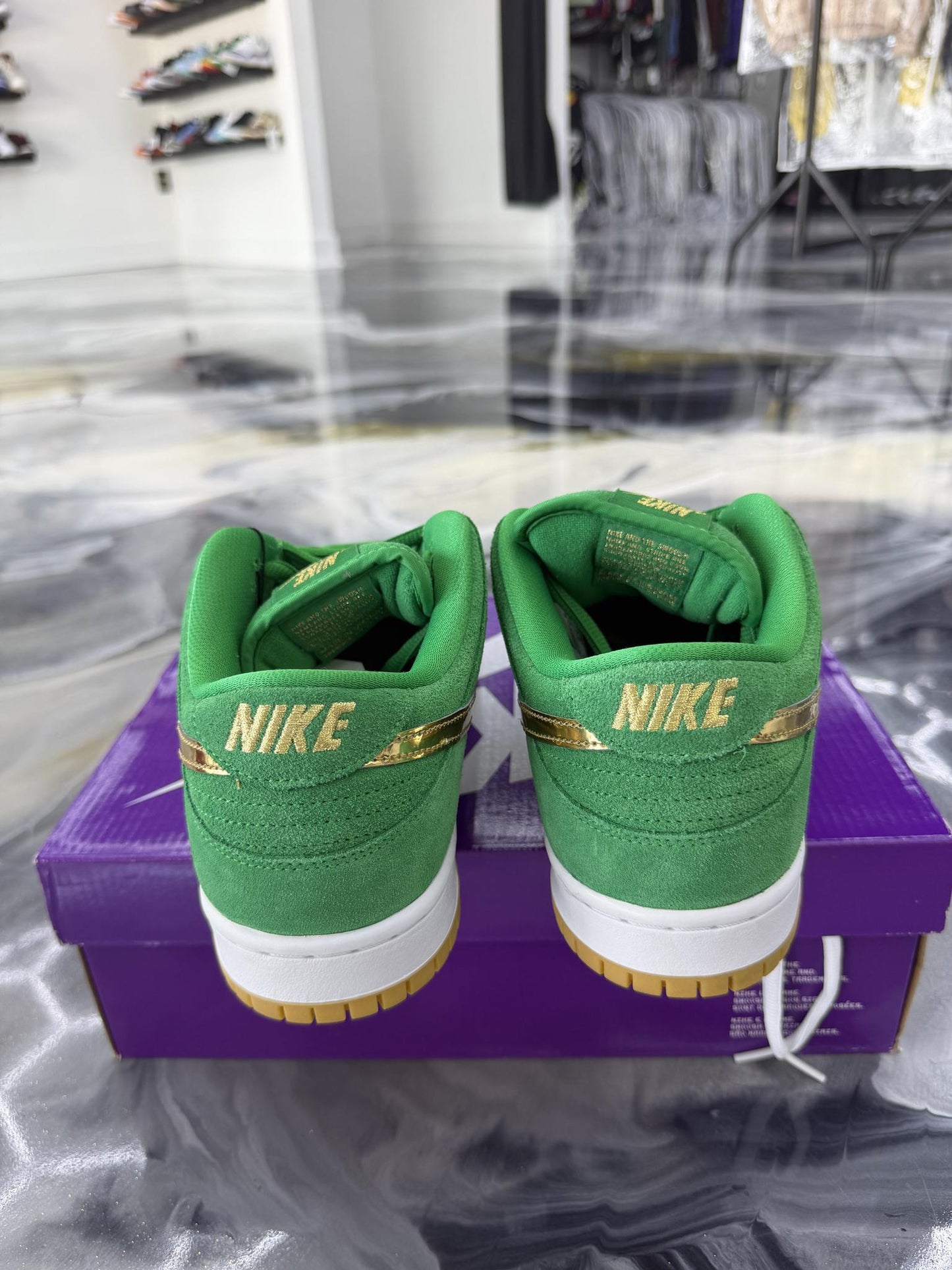 Nike SB Dunk Low "St. Patricks Day" Used Size 10