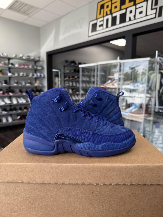Jordan 12 "Blue Suede" Used Size 4.5Y/6W