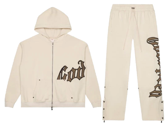 Godspeed Logo Sweatsuit "Cream"