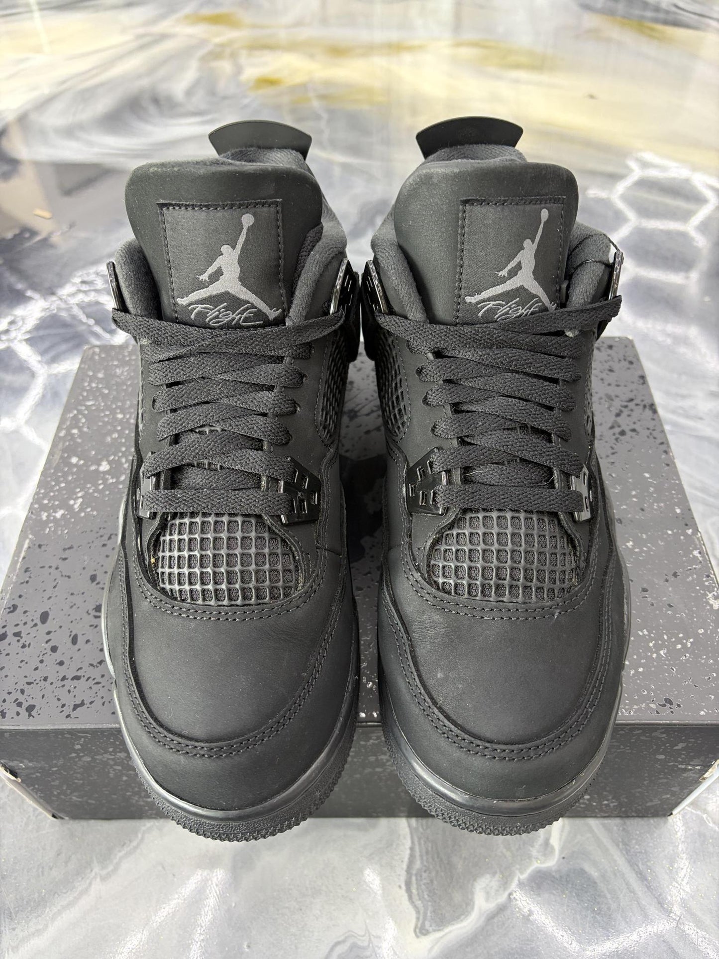 Jordan 4 "Black Cat" Used Size 6.5Y/8W