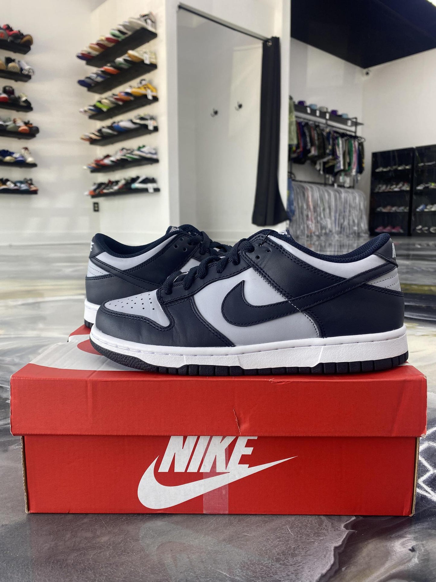 Nike Dunk Low "Georgetown" Used Size 6Y/7.5W