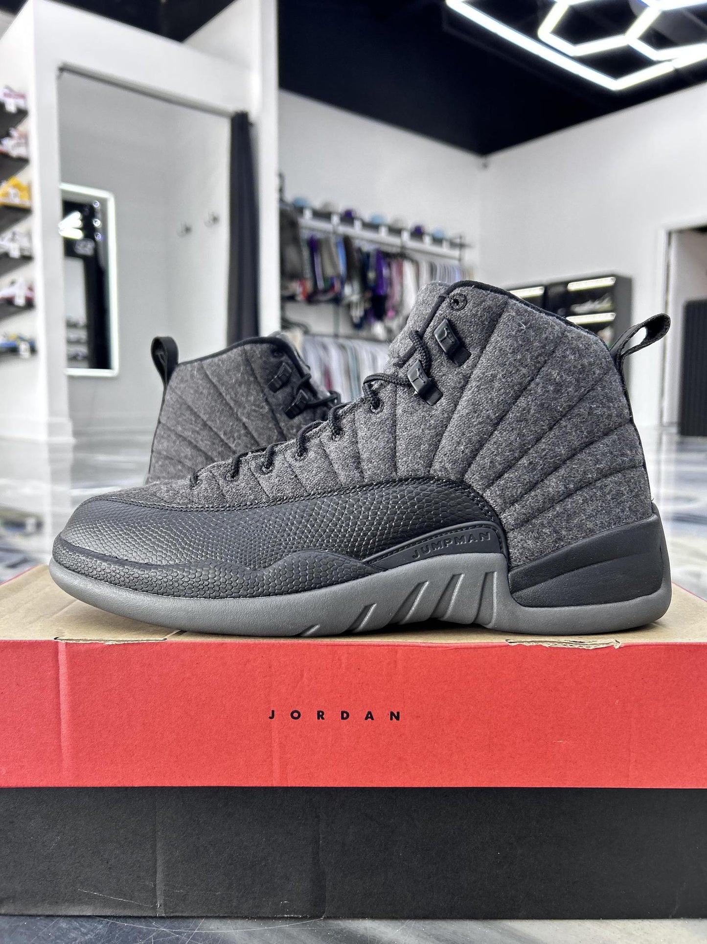 Jordan 12 "Wool" Used Size 12