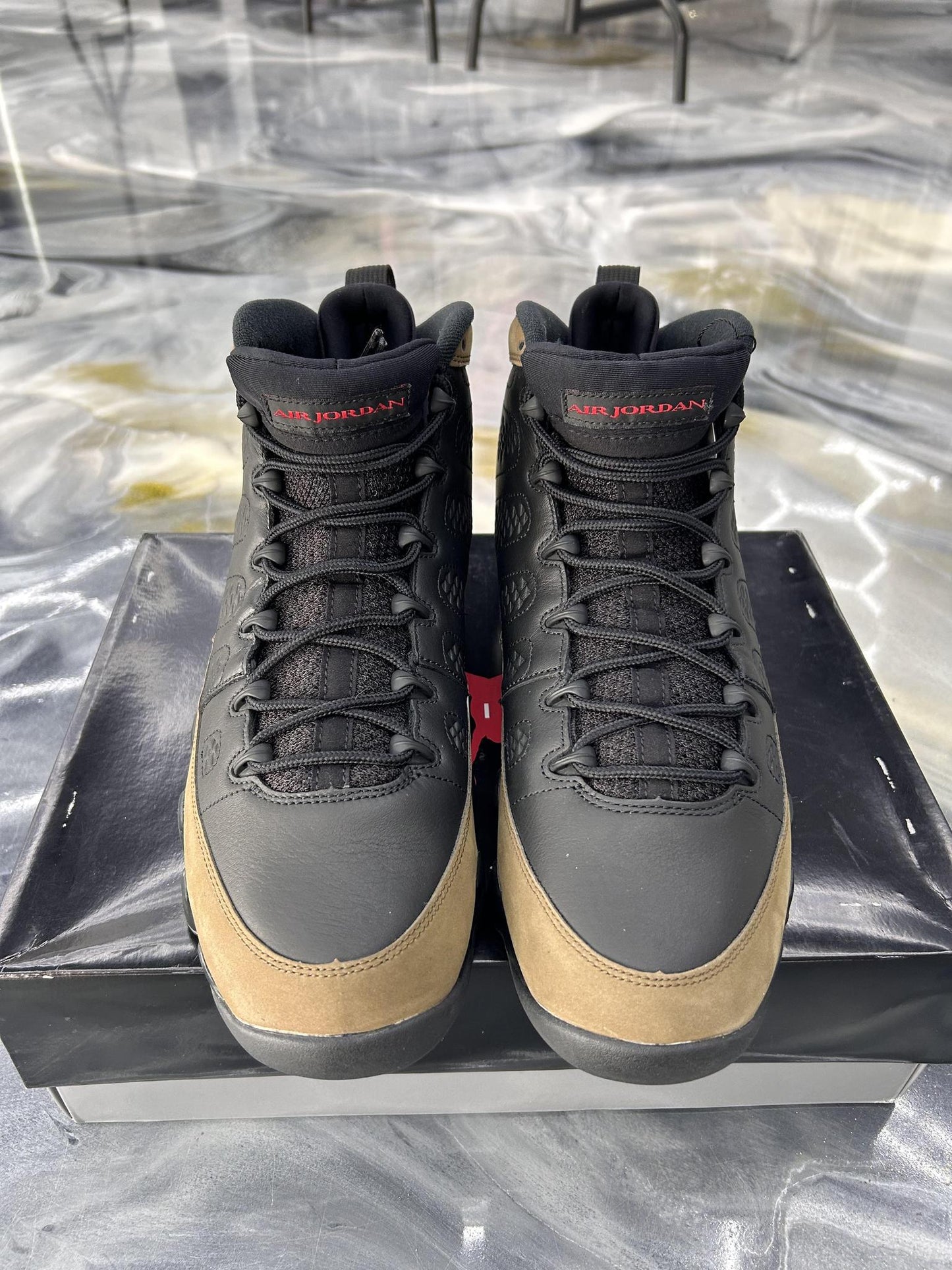 Jordan 9 "Olive" Used Size 13