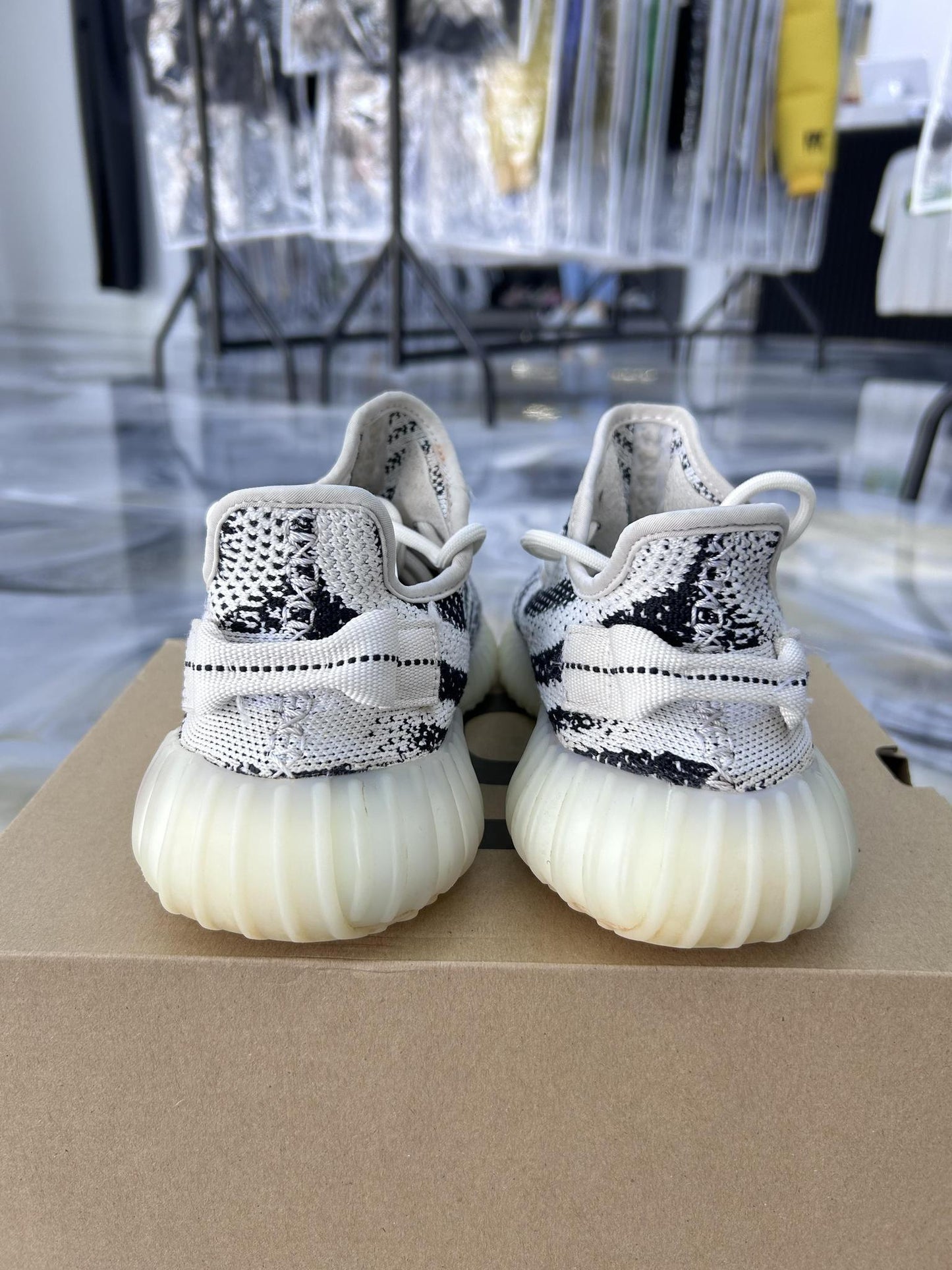 Yeezy 350 V2 "Zebra" Used Size 5Y/6.5W