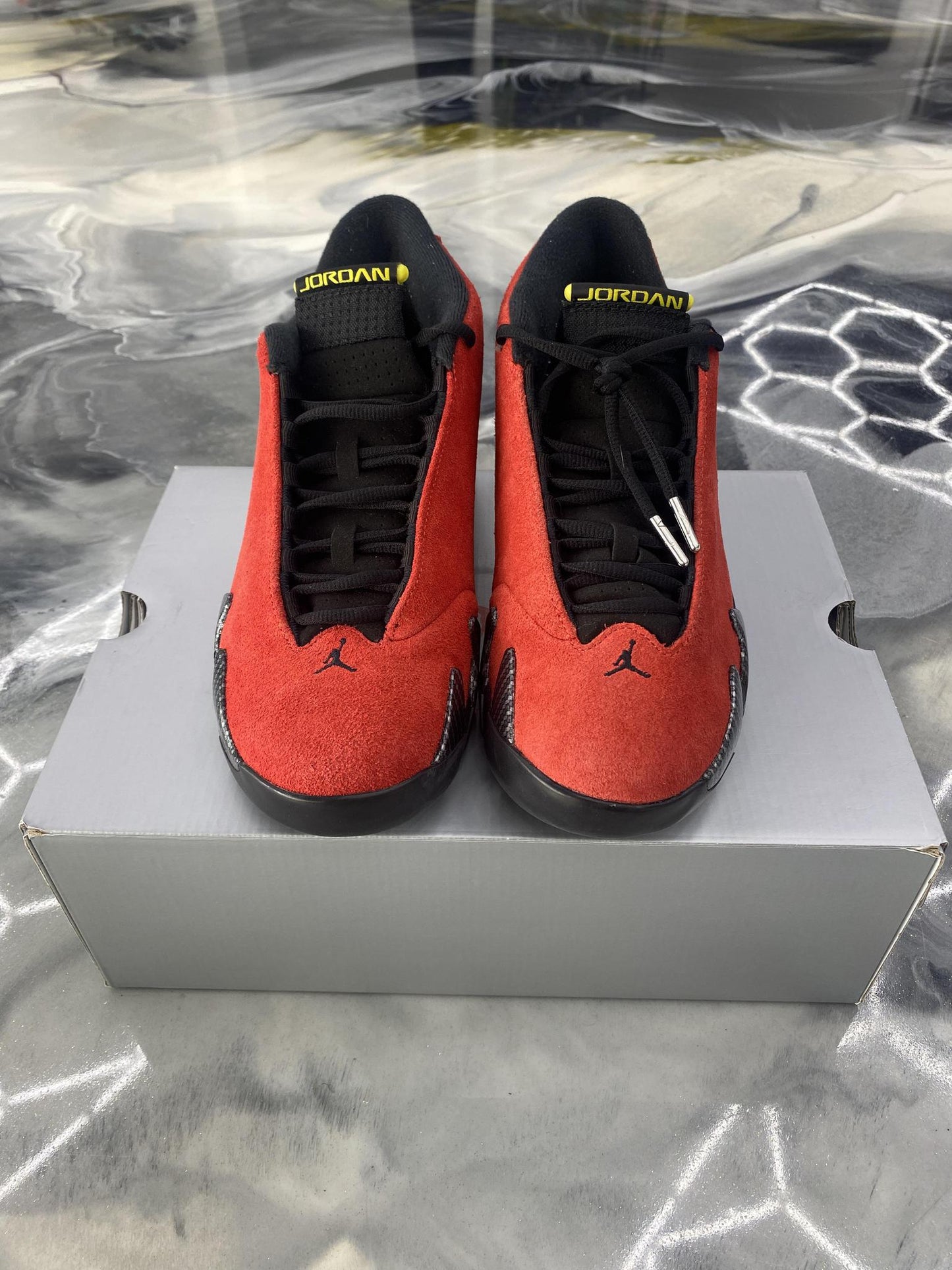 Jordan 14 "Ferrari" Used Size 8