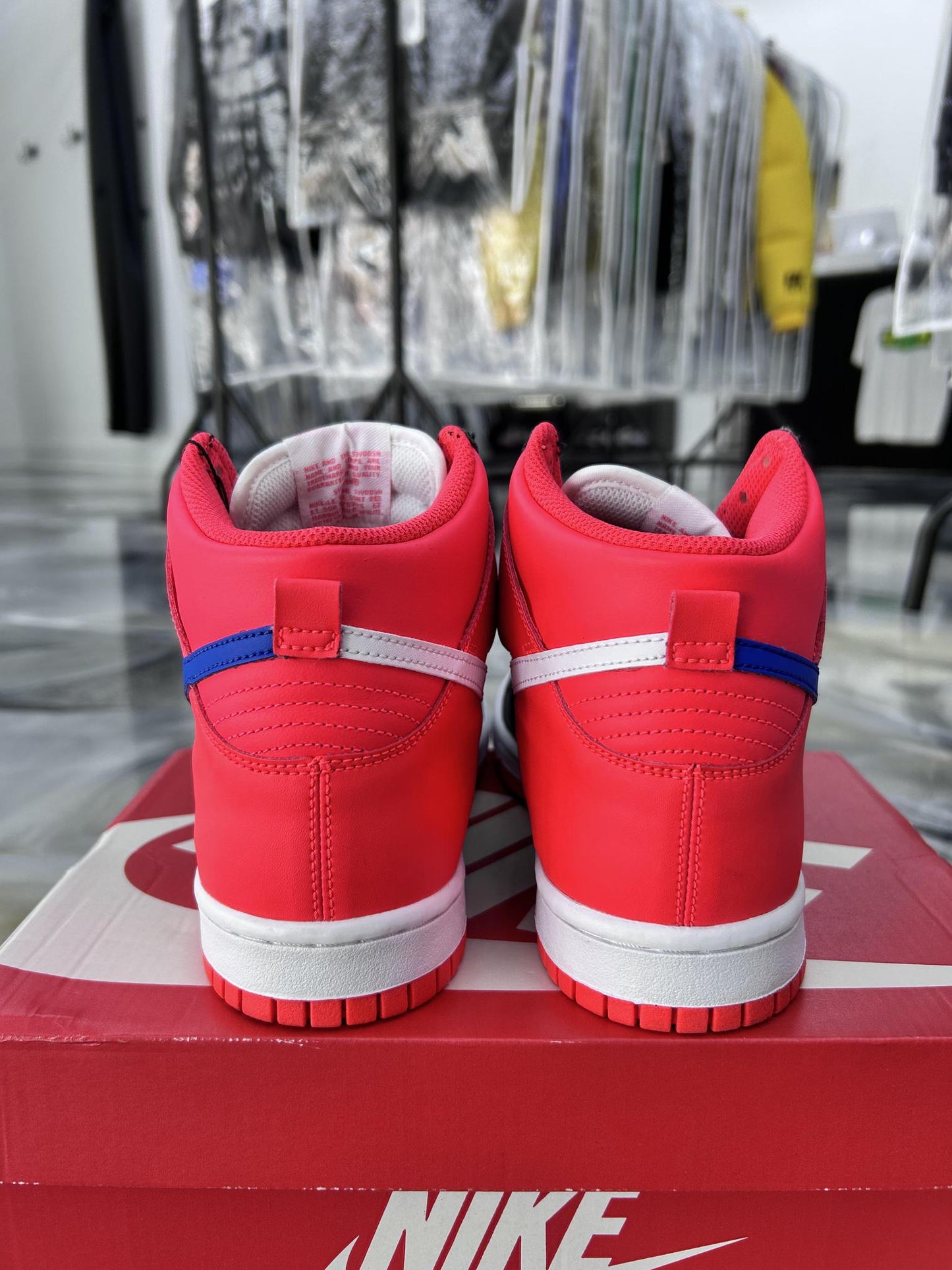 Nike Dunk High "Knicks" Used Size 7Y/8.5W