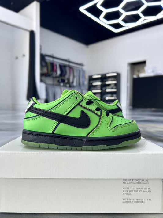 Nike SB Dunk Low "Powerpuff Buttercup" Used Size 9C