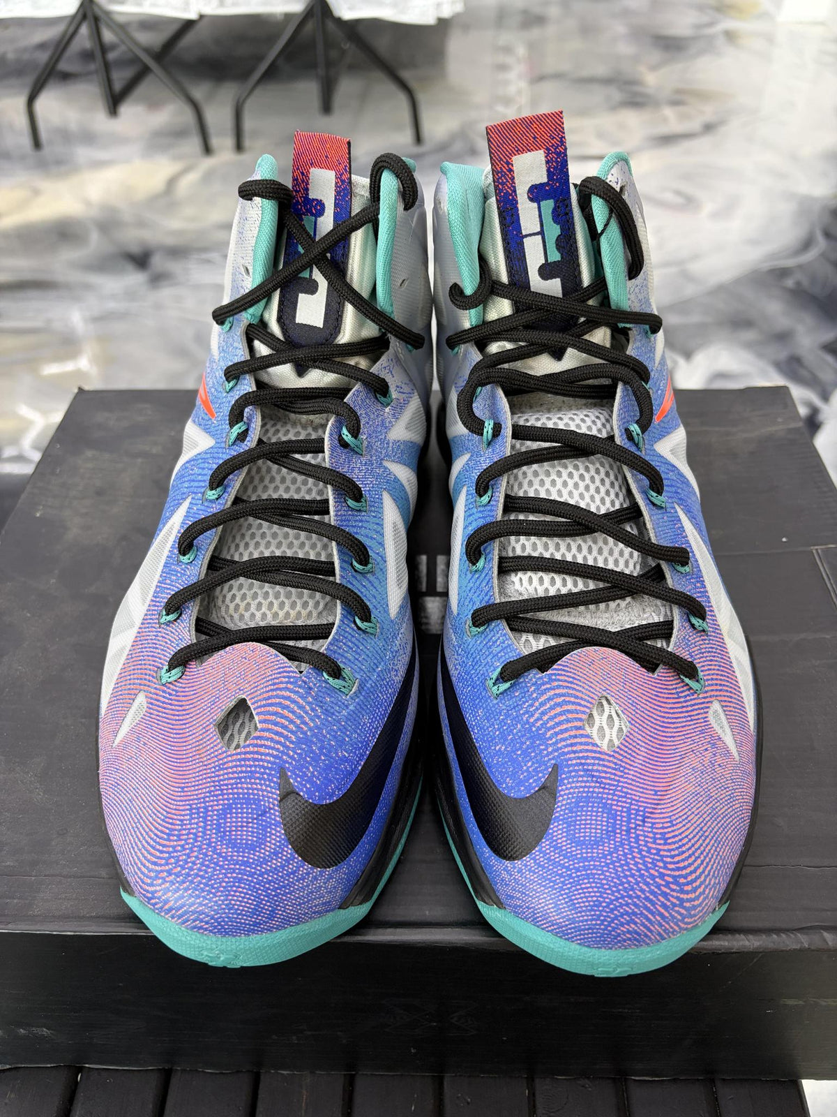 Nike Lebron X "Pure Platinum" Used Size 10