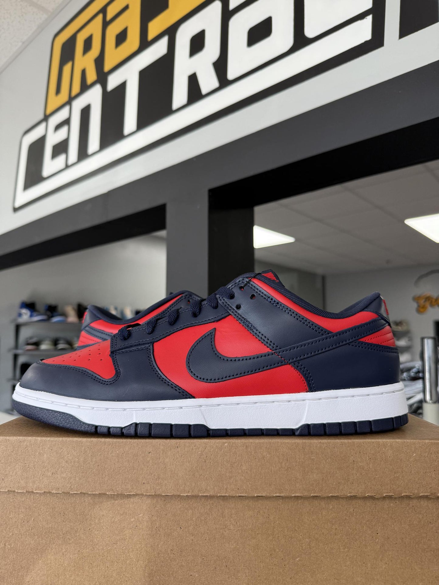 Nike Dunk Low "CO.JP University Red" Used Size 13
