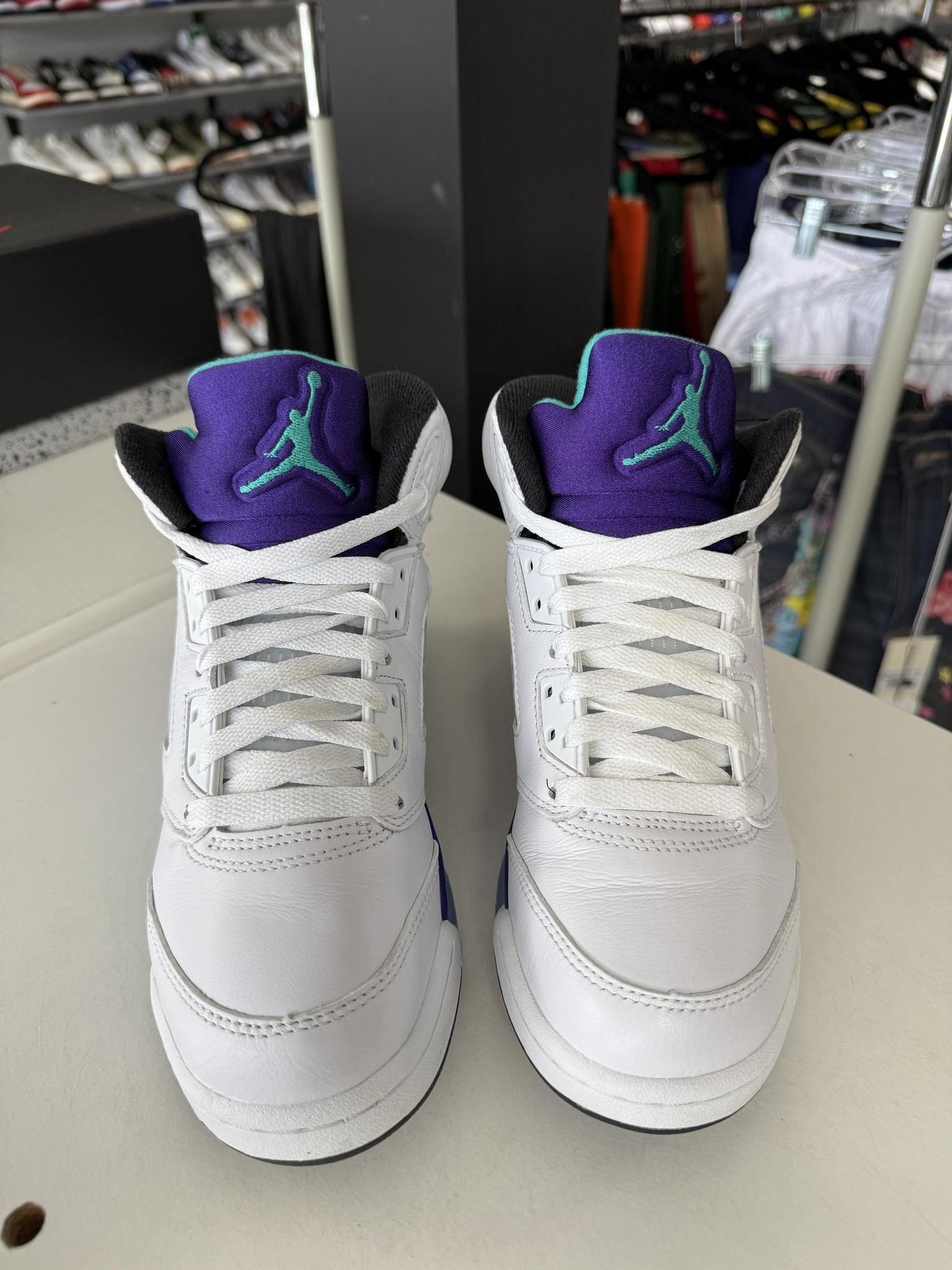 Jordan 5 "Grape" Used Size 5Y/6.5W