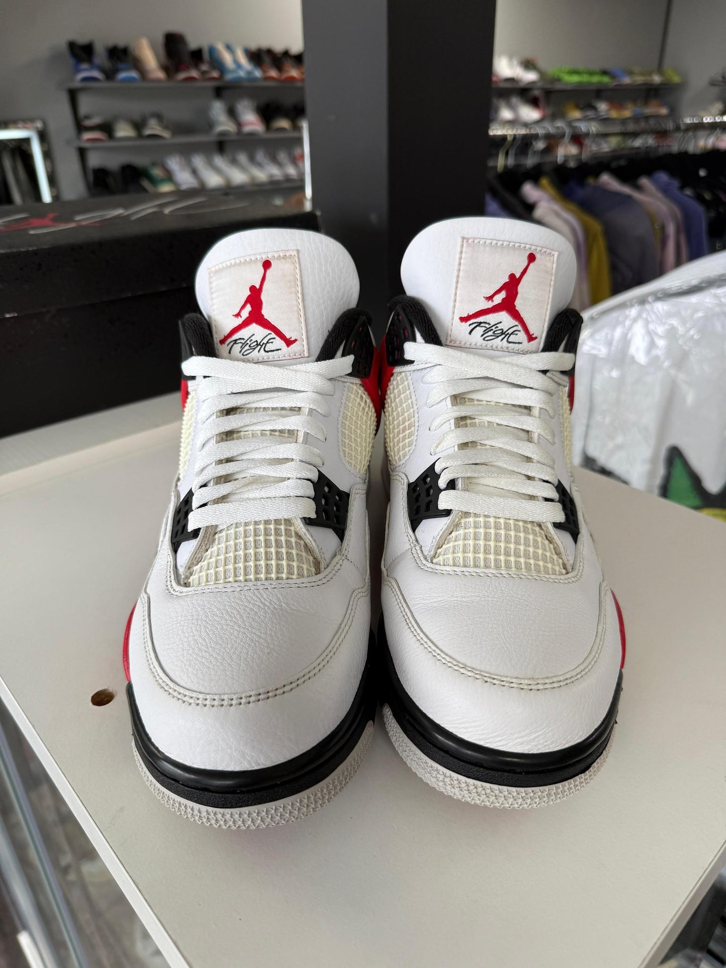 Jordan 4 "Red Cement" Used Size 10