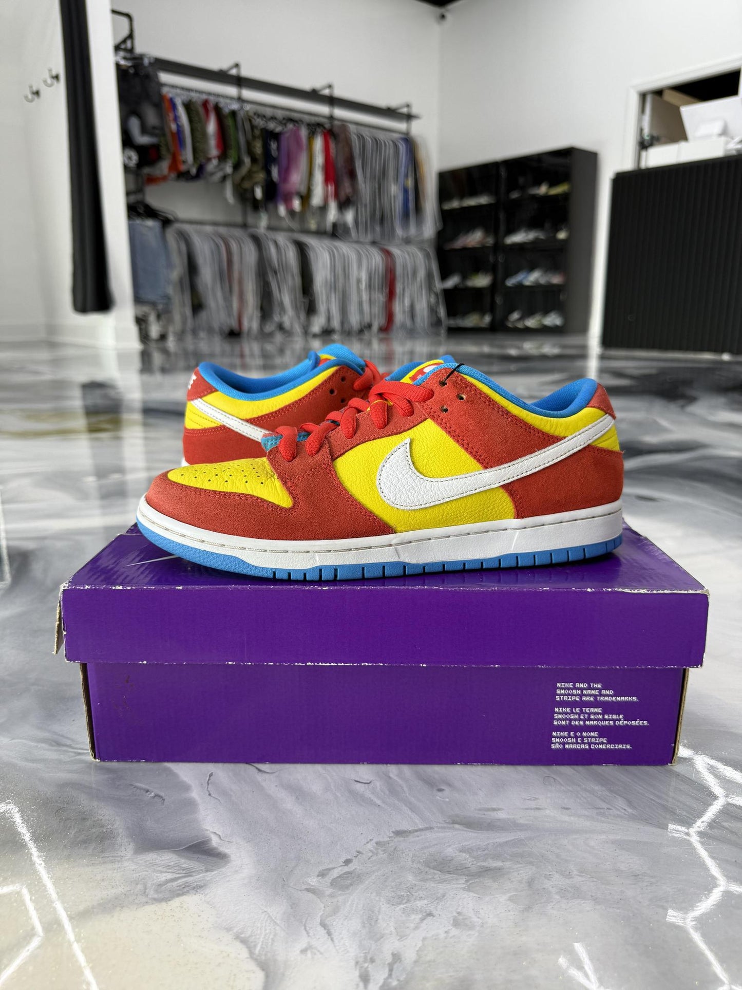 Nike SB Dunk Low "Bart Simpson" Used Size 8.5