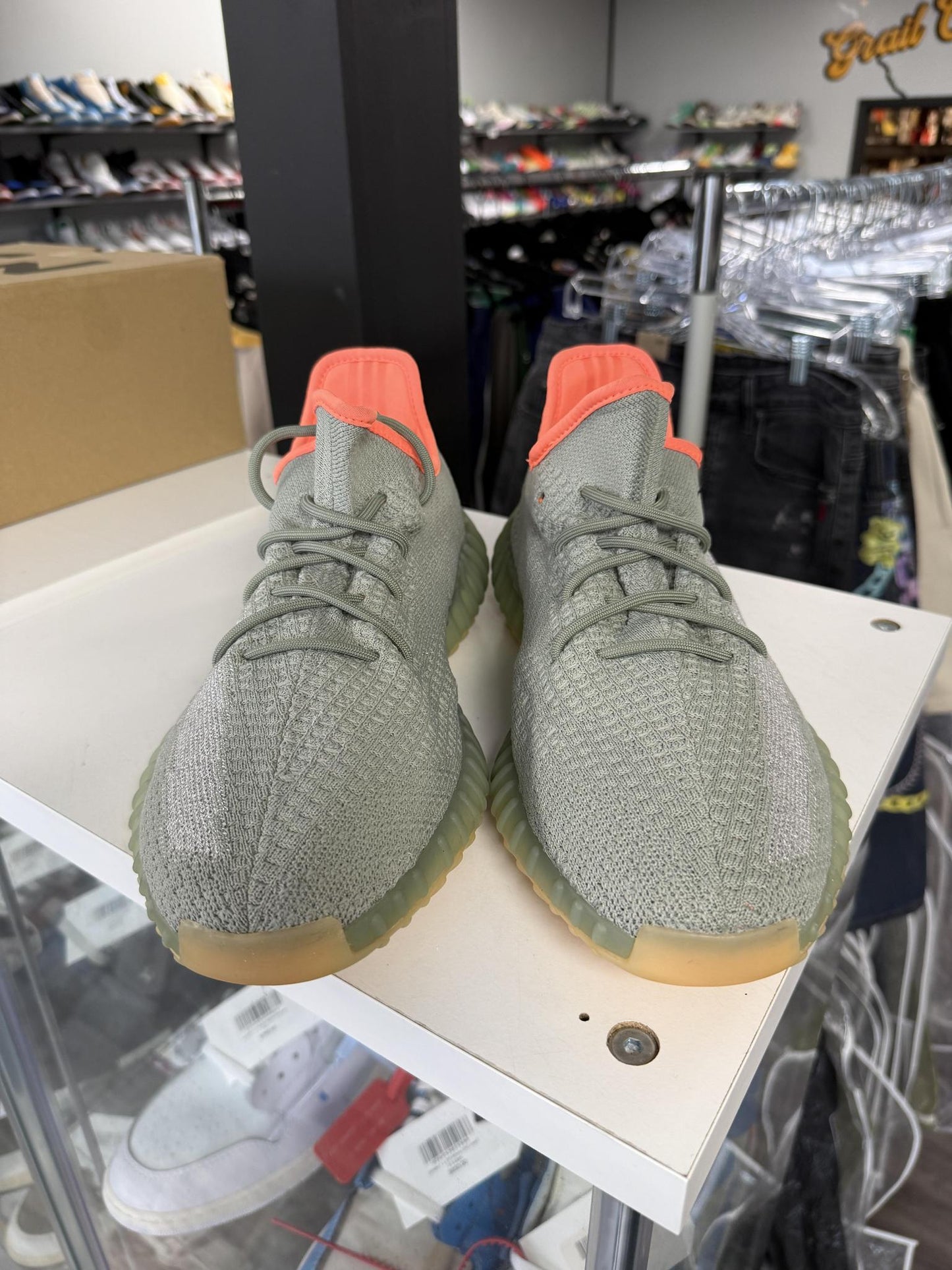 Yeezy 350 V2 "Desert Sage" Used Size 14