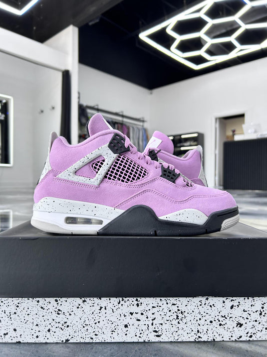 Jordan 4 "Orchid Pink" Used Size 10M/11.5W