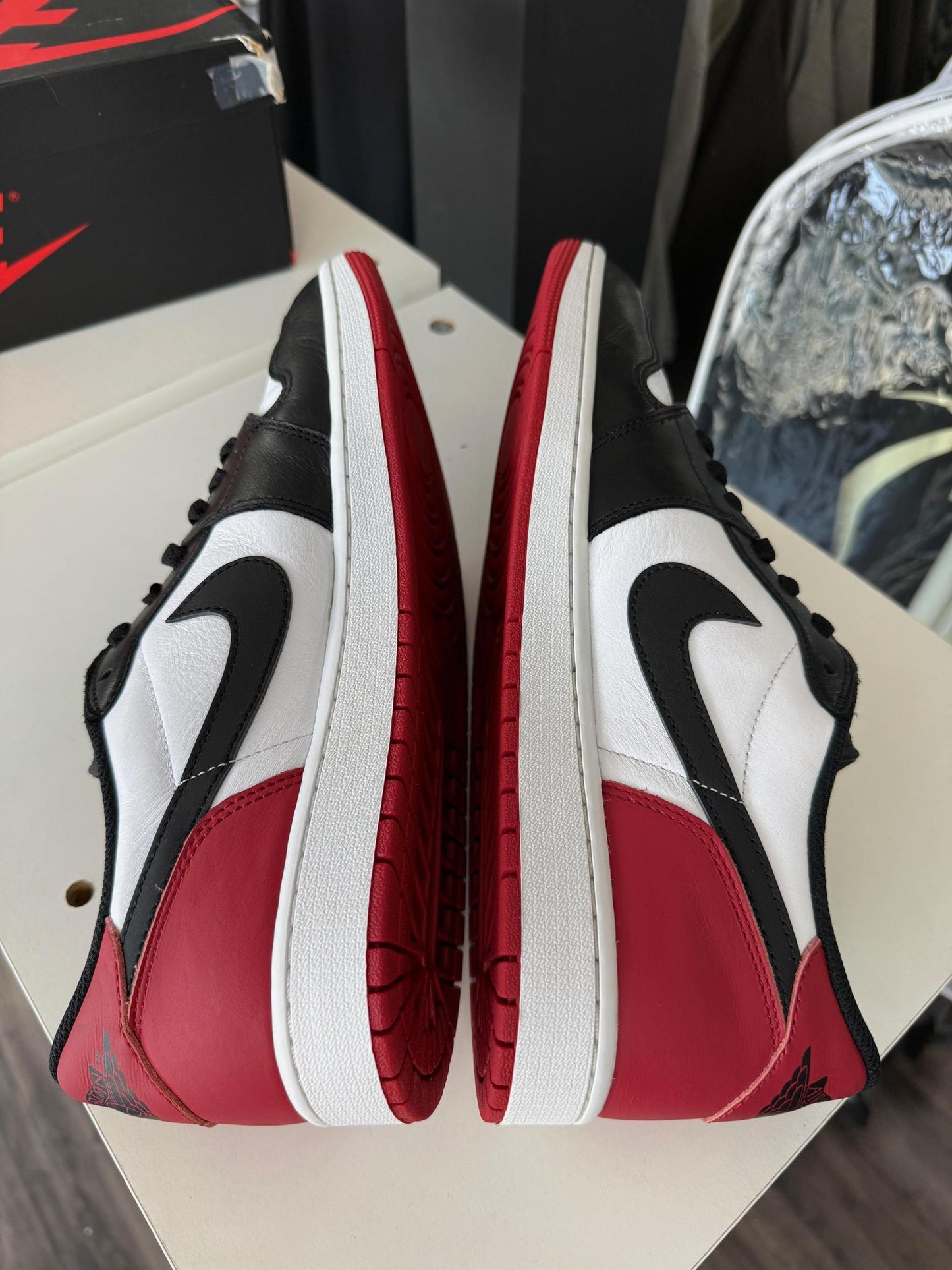 Jordan 1 Low "Black Toe" Used Size 13