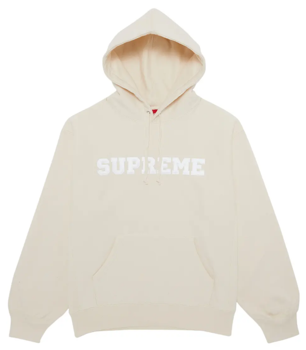 Supreme Collegiate Hoodie "Cream"