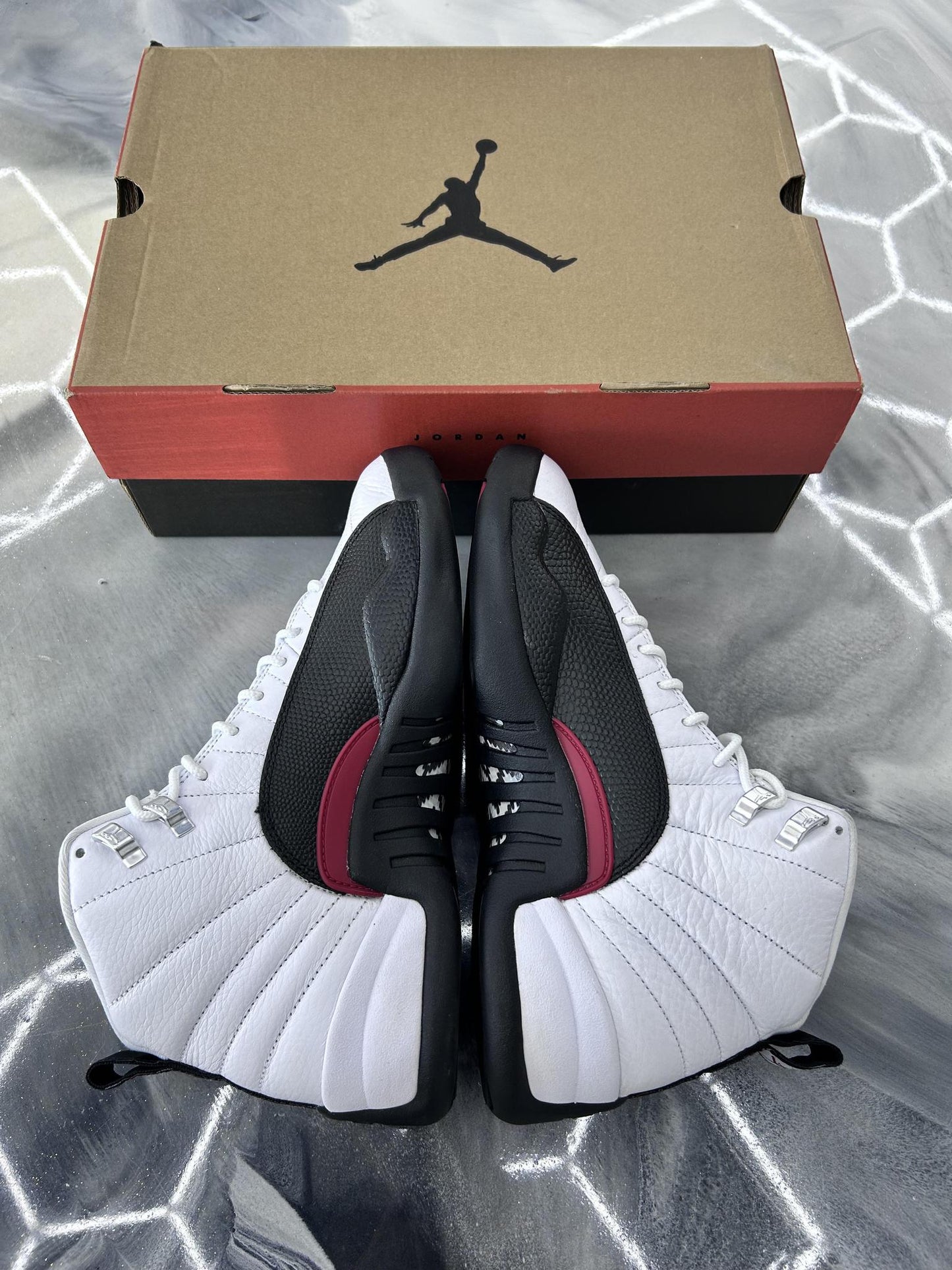 Jordan 12 "Red Taxi" Used Size 9