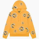 Denim Tears x CPFM Cactus Tears Wreath Hoodie "Yellow"