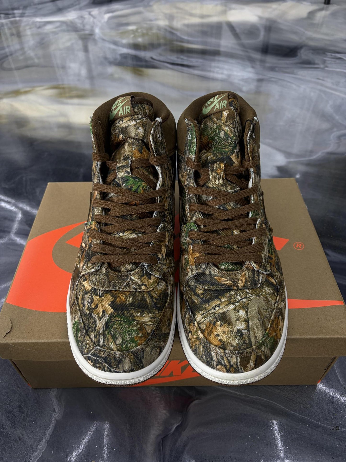 Jordan 1 Air Ship "Realtree" Used Size 10