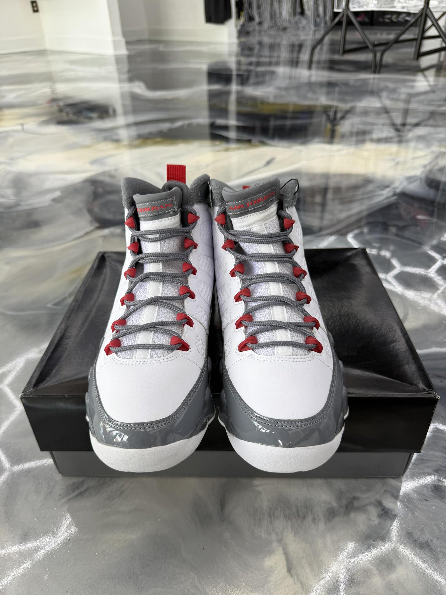 Jordan 9 "Fire Red" Used Size 10.5