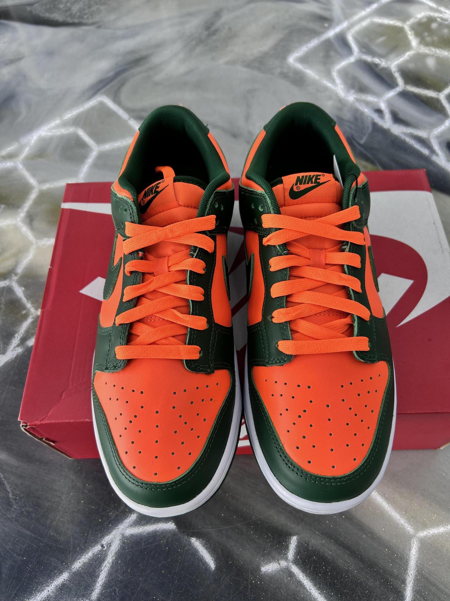 Nike Dunk Low "Miami Hurricanes" Used Size 9.5