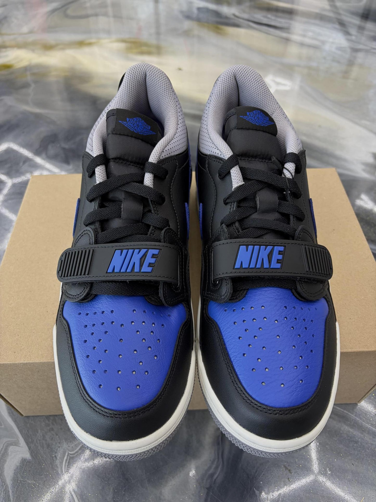 Jordan Legacy 312 "Black Blue" Used Size 10.5