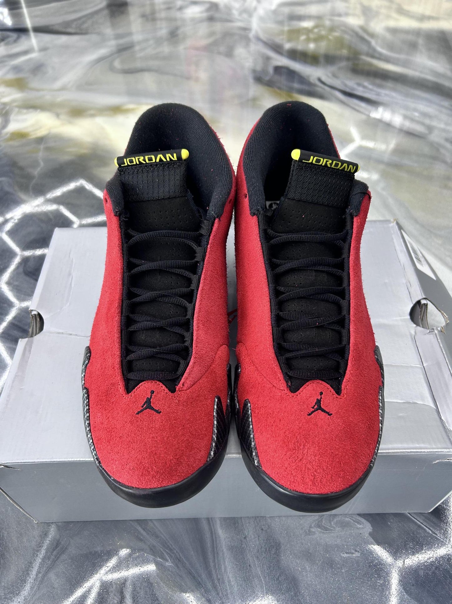 Jordan 14 "Ferrari" Used Size 10