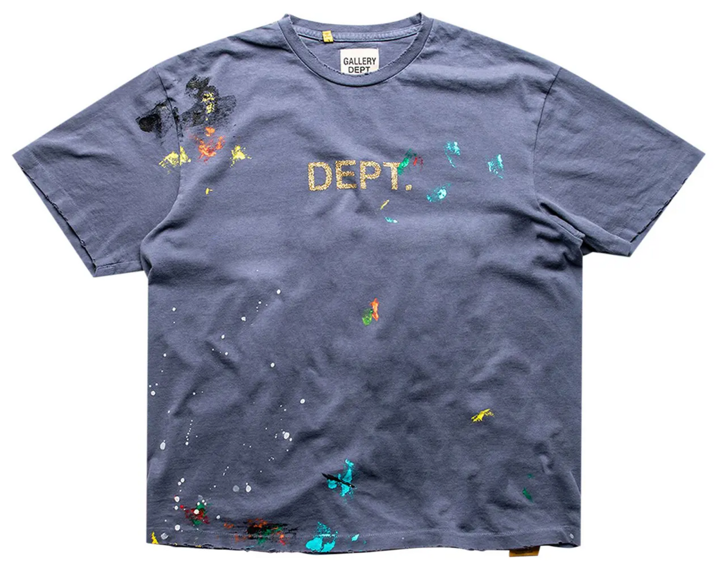 Gallery Dept Hand-Painted Tee "Navy"