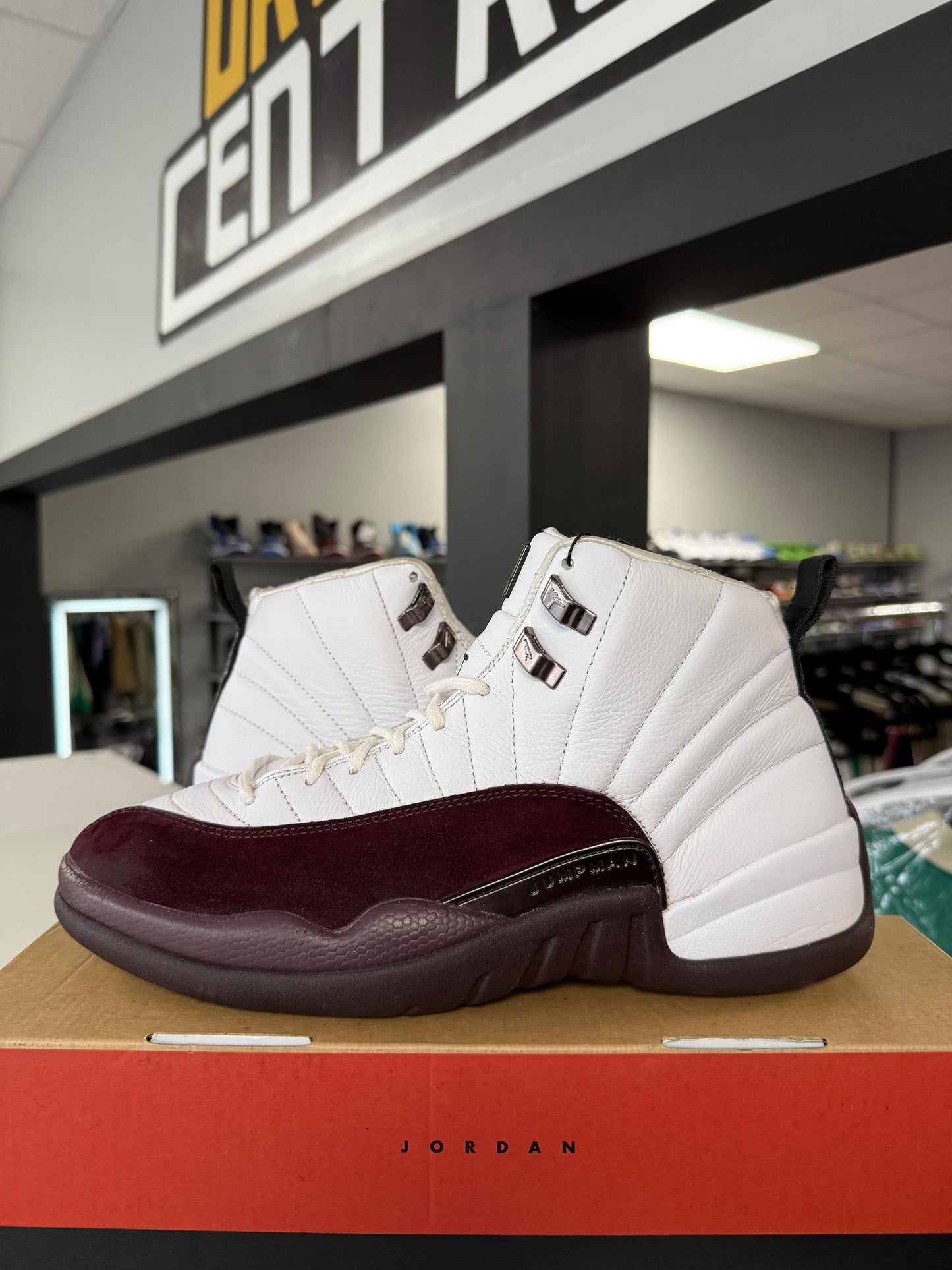 Jordan 12 x A Ma Maniere "White" Used Size 9.5