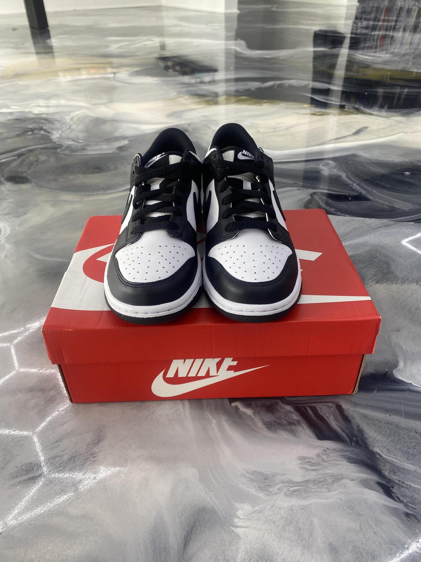 Nike Dunk Low "Panda" Used Size 7Y/8.5W
