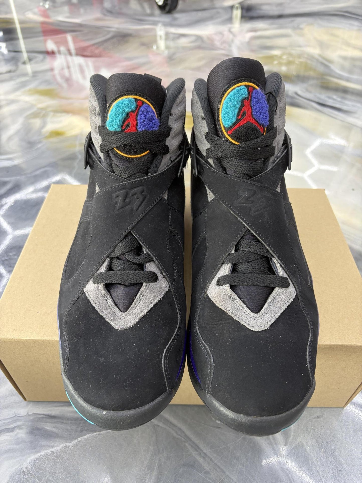 Jordan 8 "Aqua" Used Size 10.5