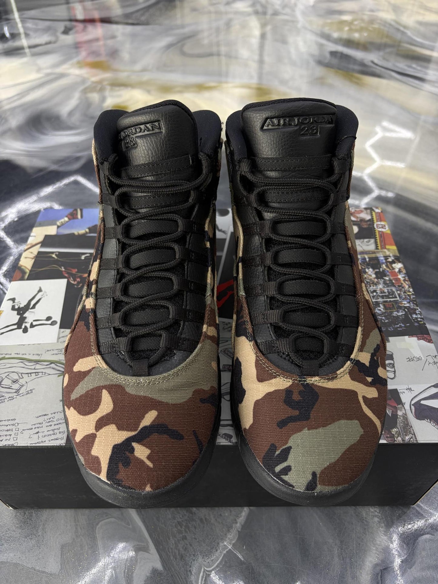 Jordan 10 "Camo" Used Size 12