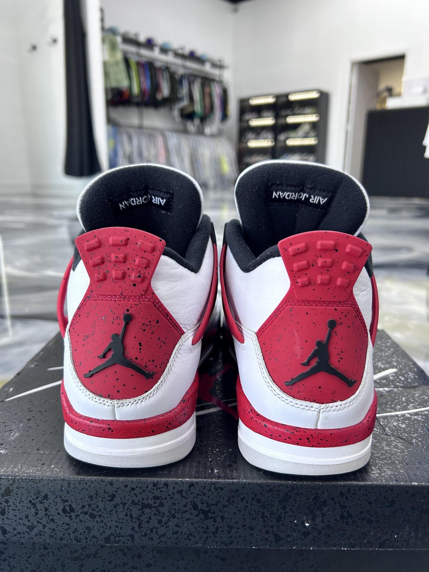 Jordan 4 "Red Cement" Used Size 10