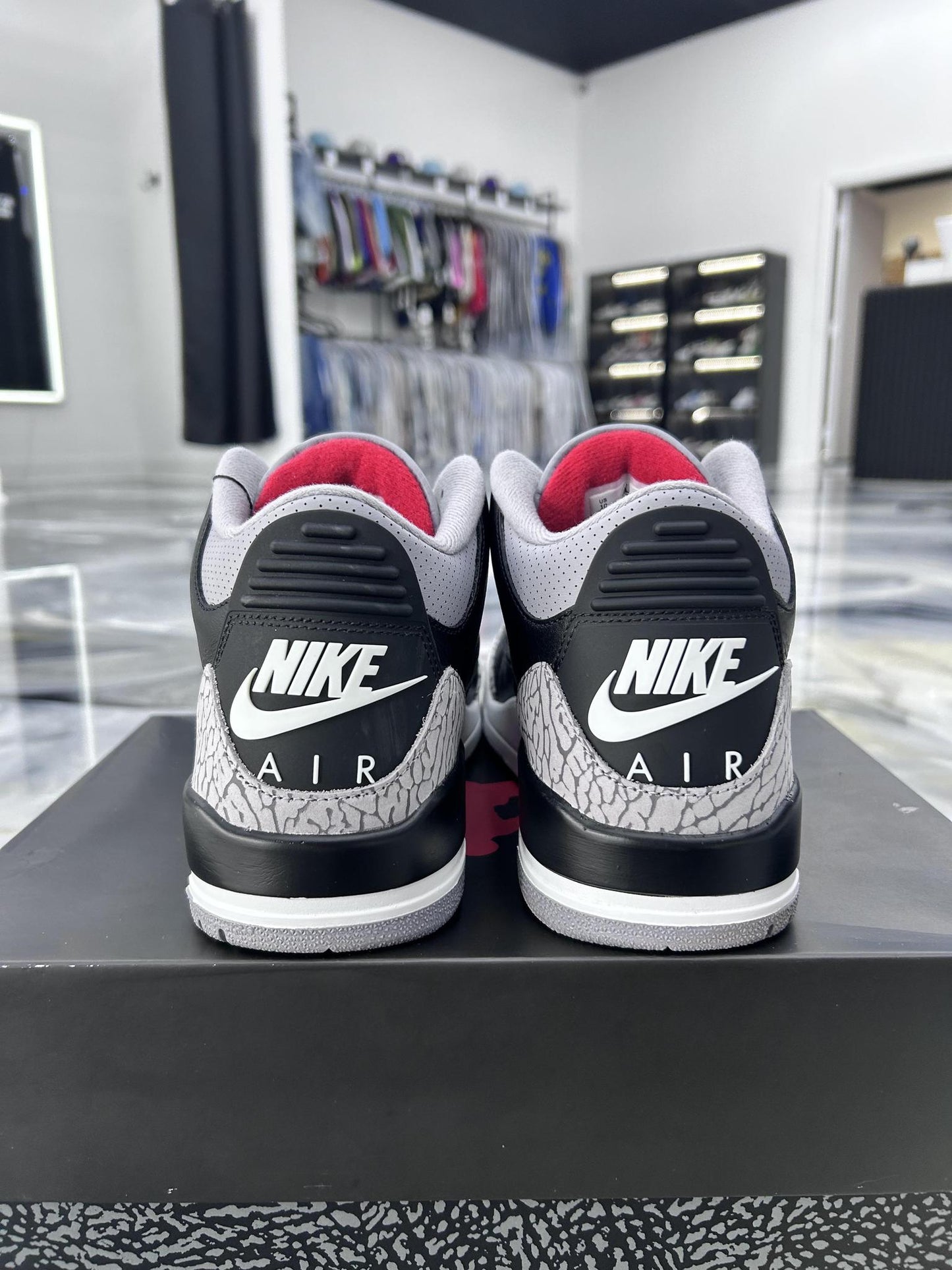 Jordan 3 "Black Cement" Used Size 10