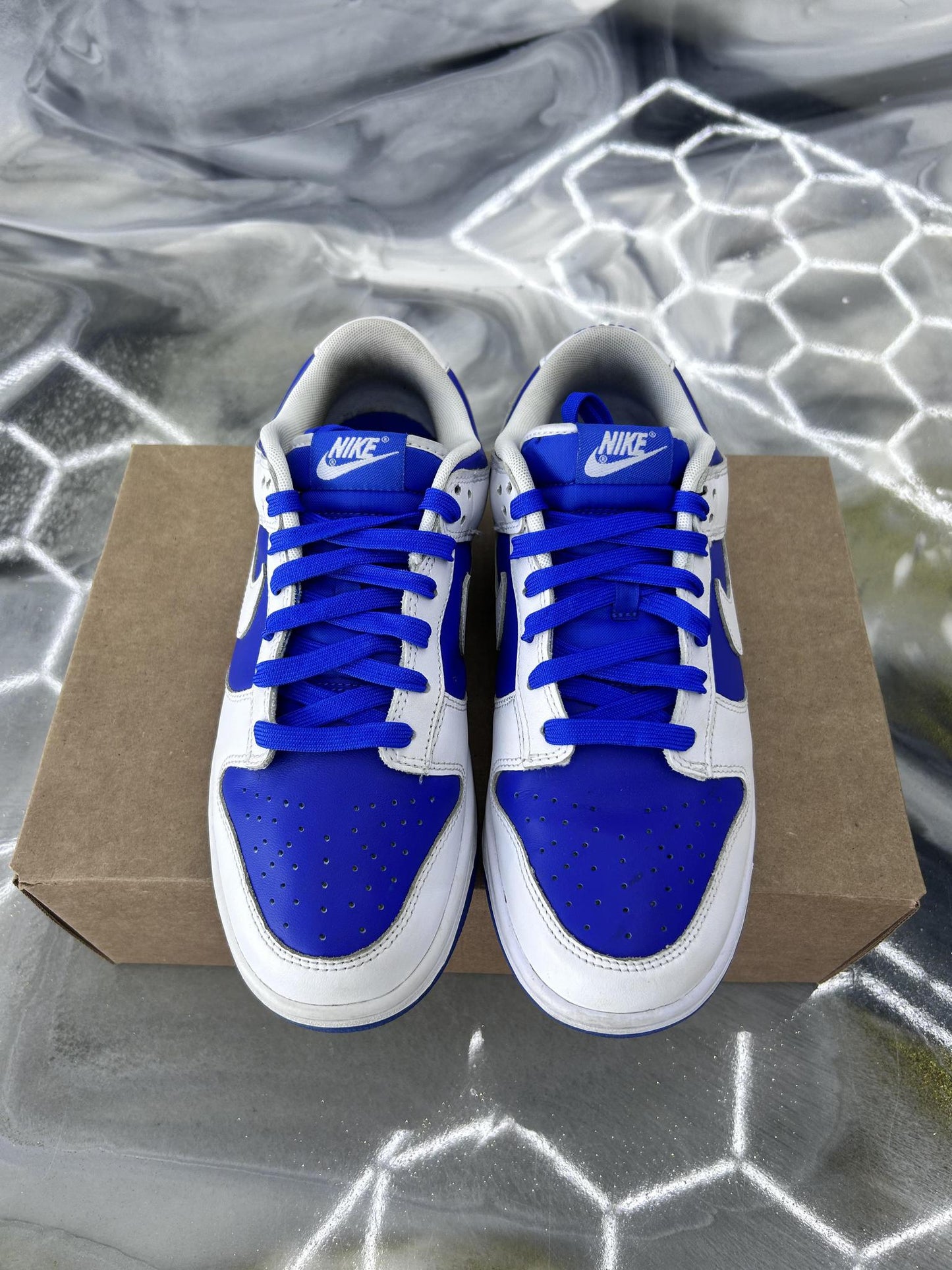 Nike Dunk Low "Racer Blue" Used Size 8.5