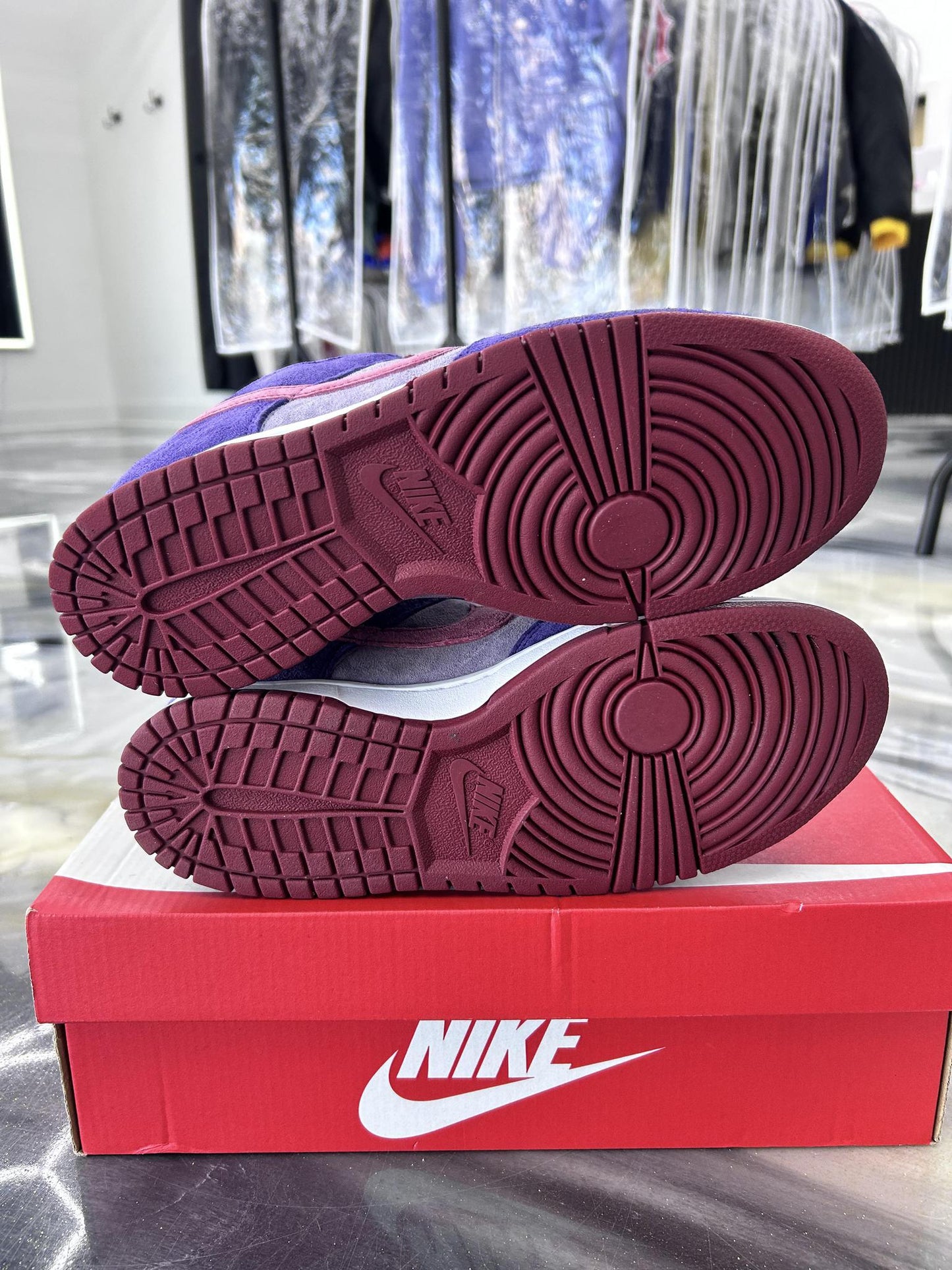 Nike Dunk Low "Plum" Used Size 7Y/8.5W