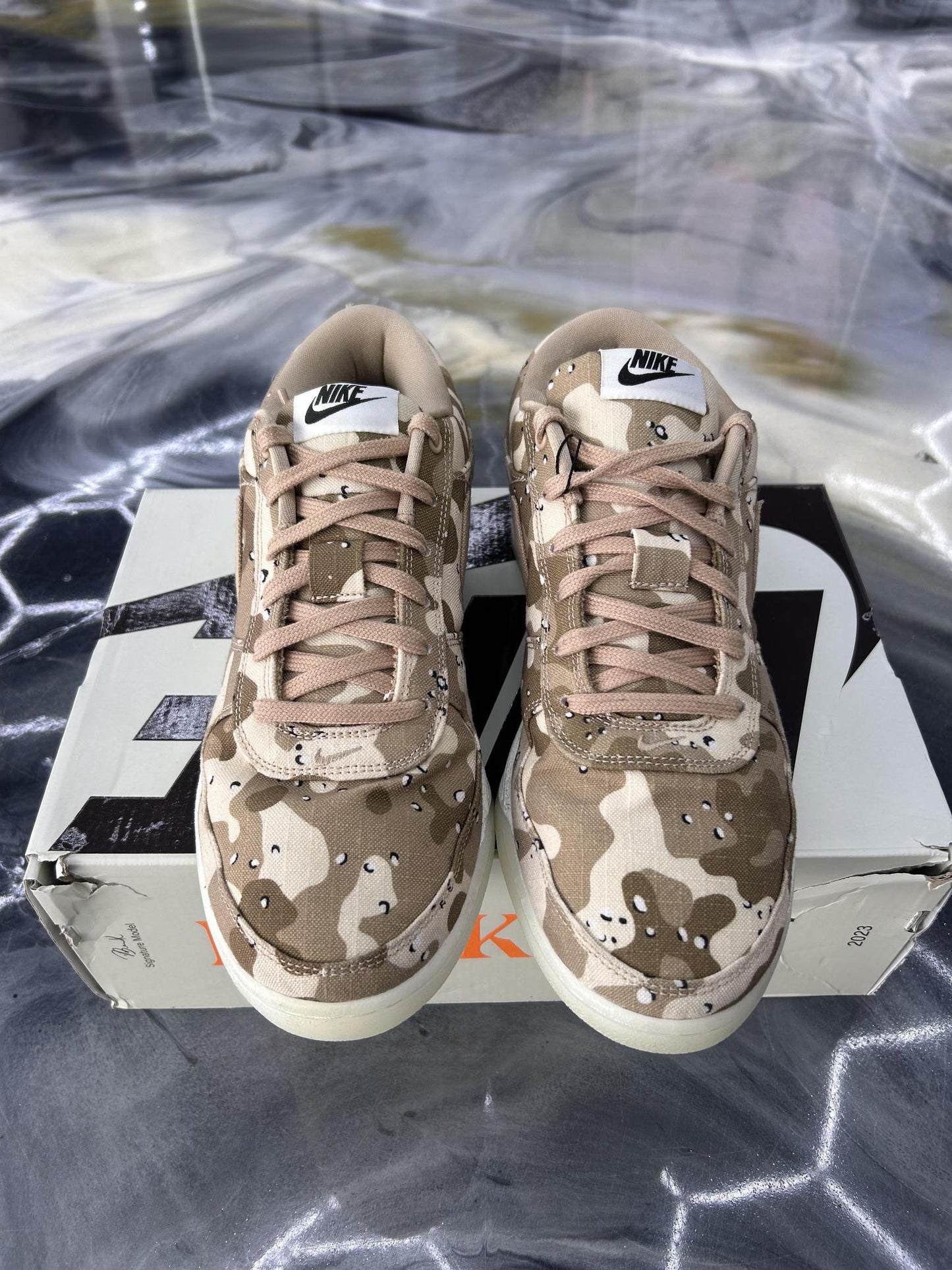 Nike Book 1 "Desert Camo" Used Size 9.5