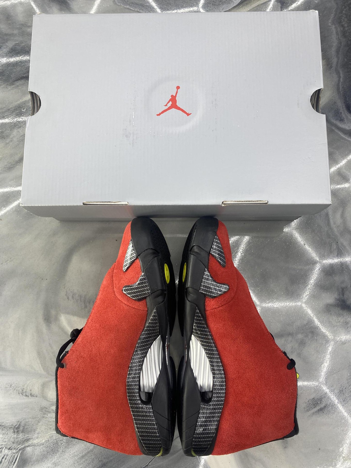 Jordan 14 "Ferrari" Used Size 8