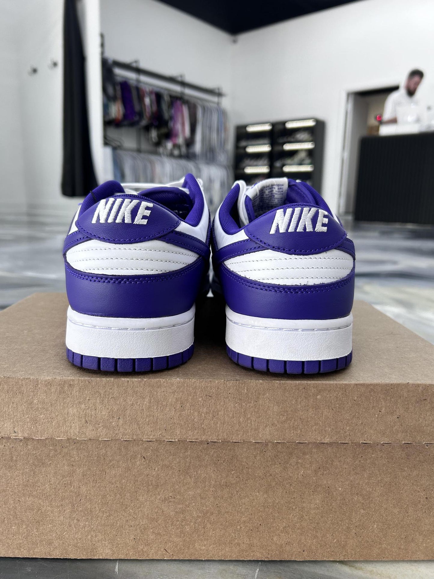 Nike Dunk Low "Court Purple" Used Size 13