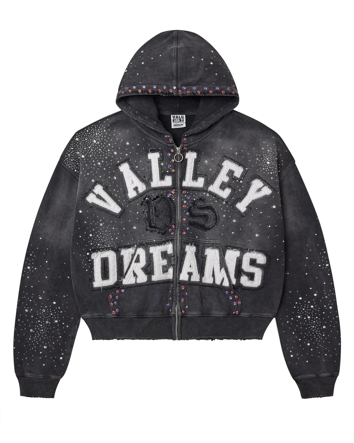 Vale Classico Zip Up "Black/White"