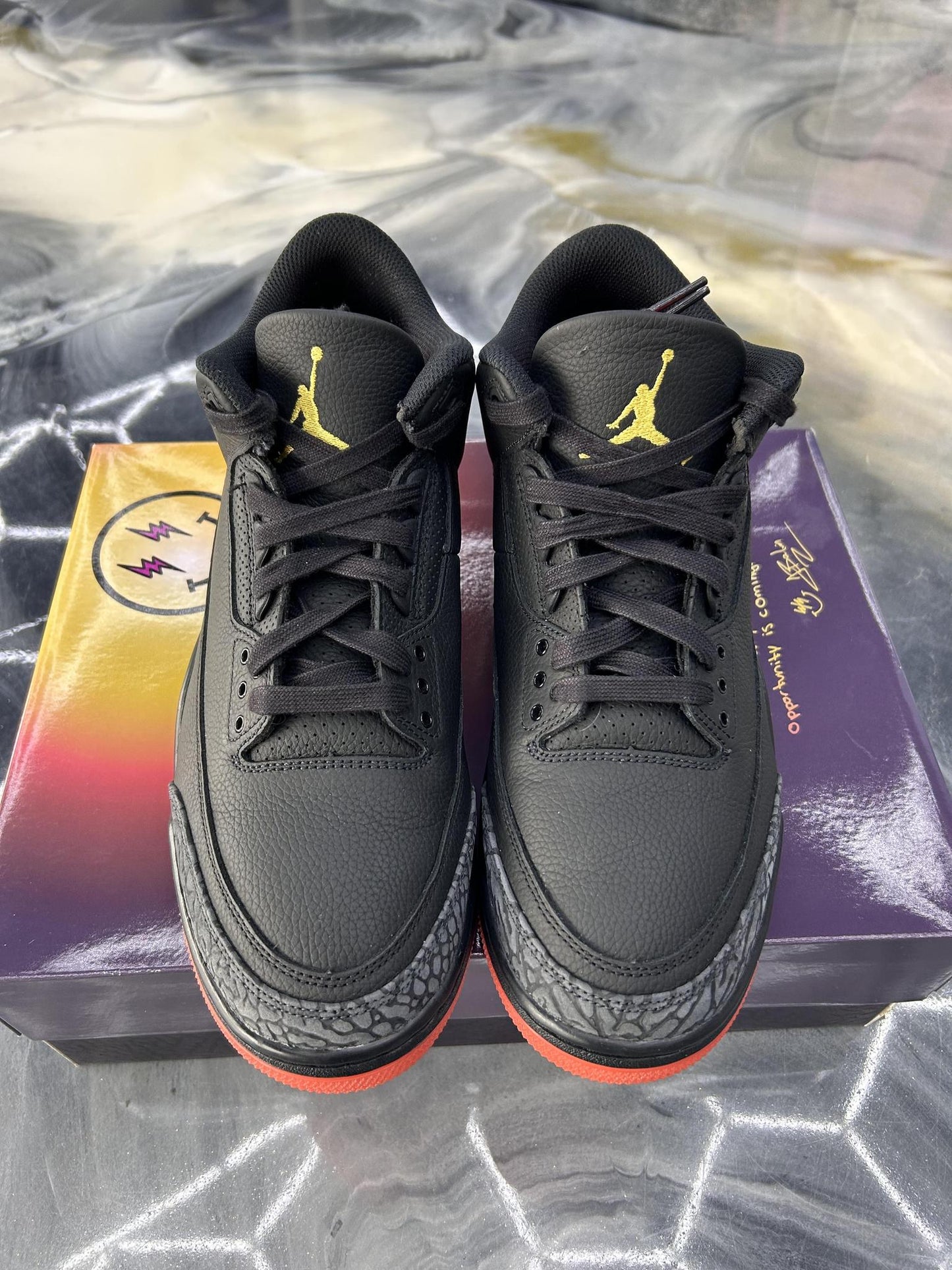 Jordan 3 x J Balvin "Rio" Used Size 10.5