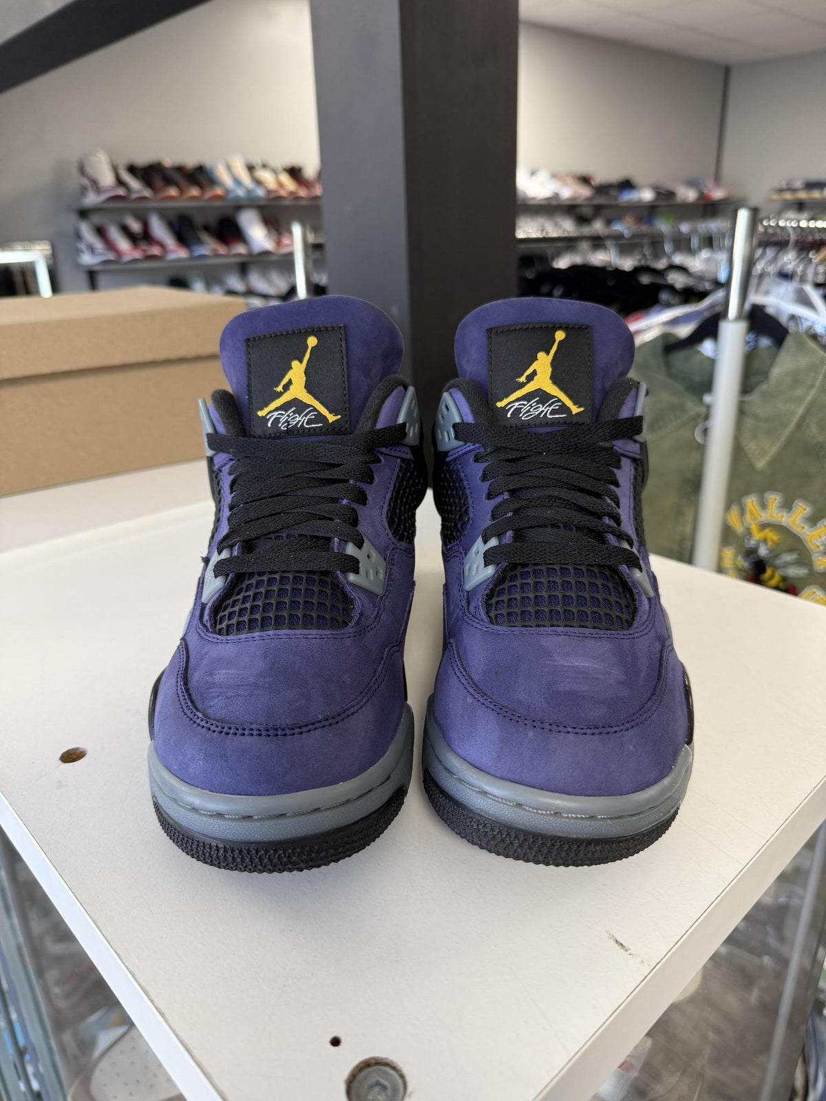 Jordan 4 "Lakers" Used Size 6.5Y/8W