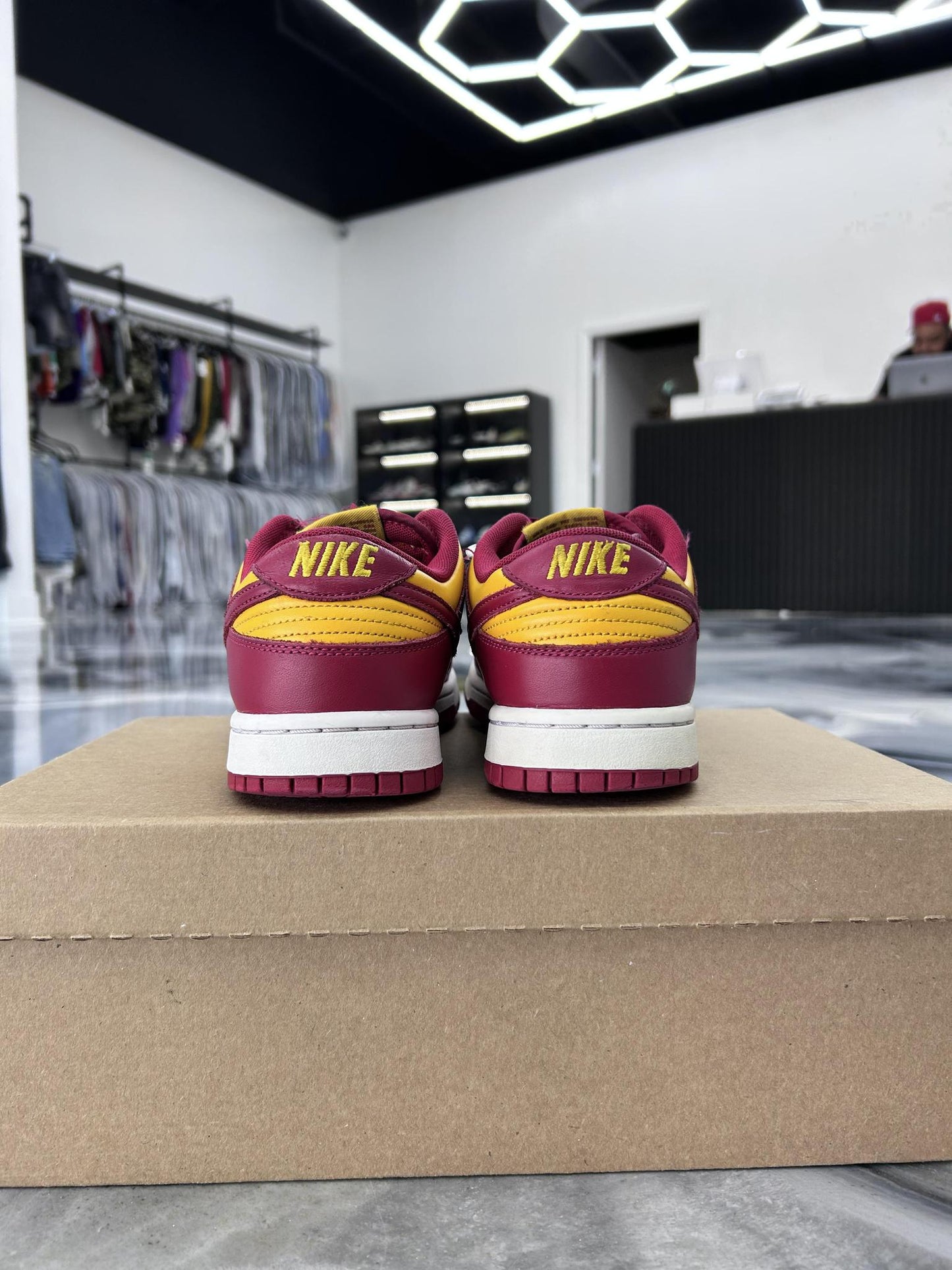 Nike Dunk Low "Midas Gold" Used Size 8