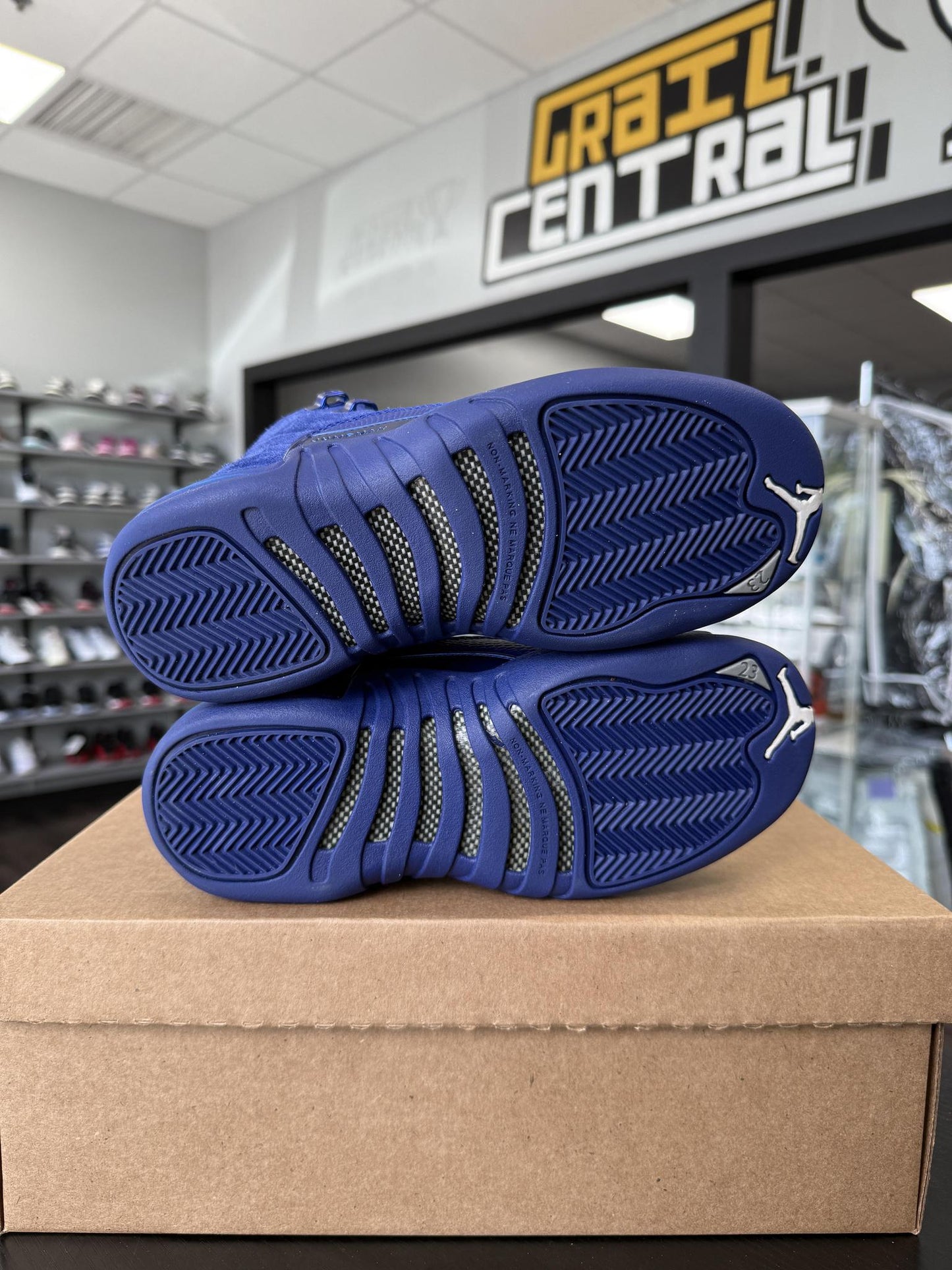 Jordan 12 "Blue Suede" Used Size 4.5Y/6W