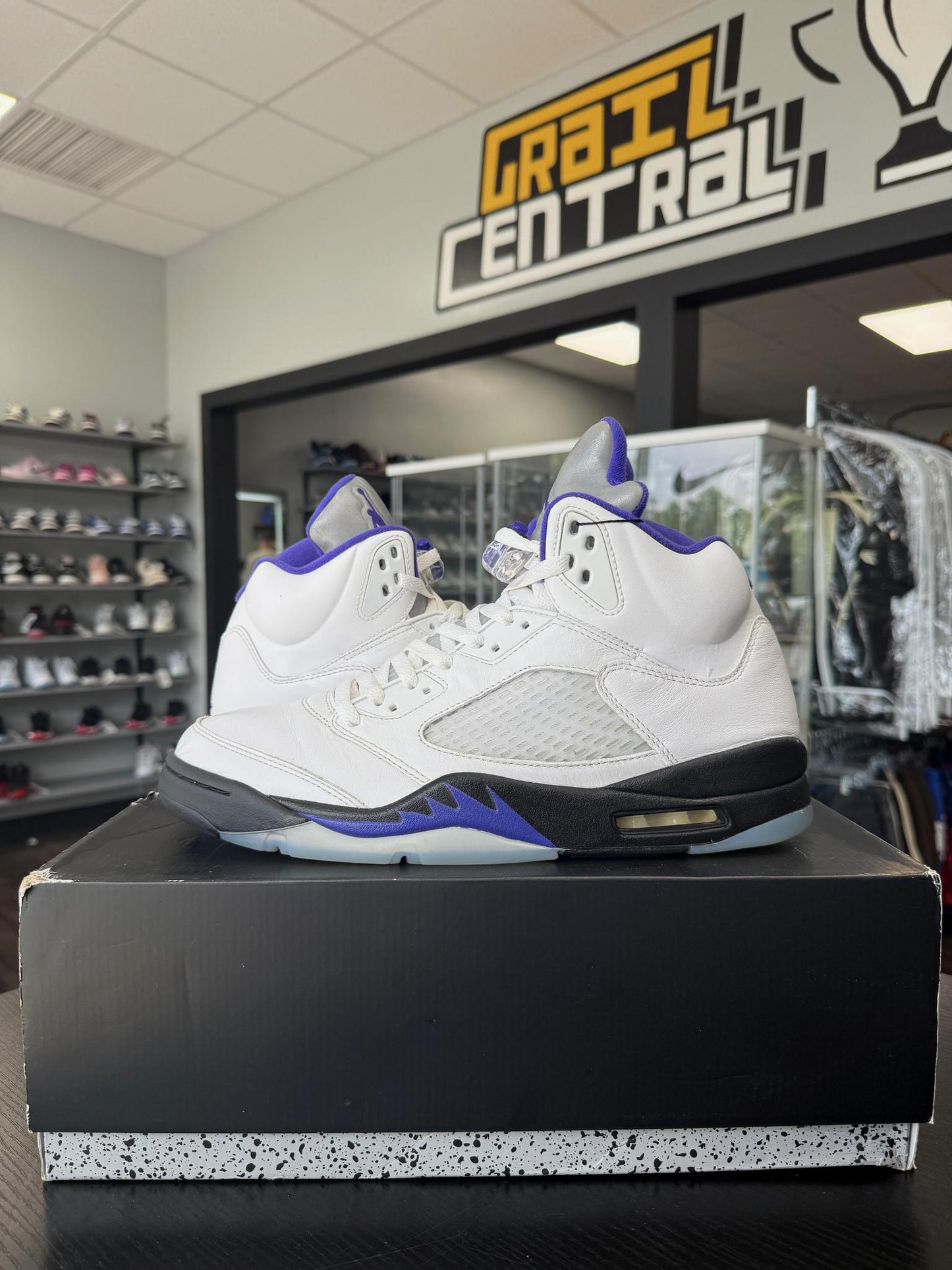 Jordan 5 "Dark Concord" Used Size 12