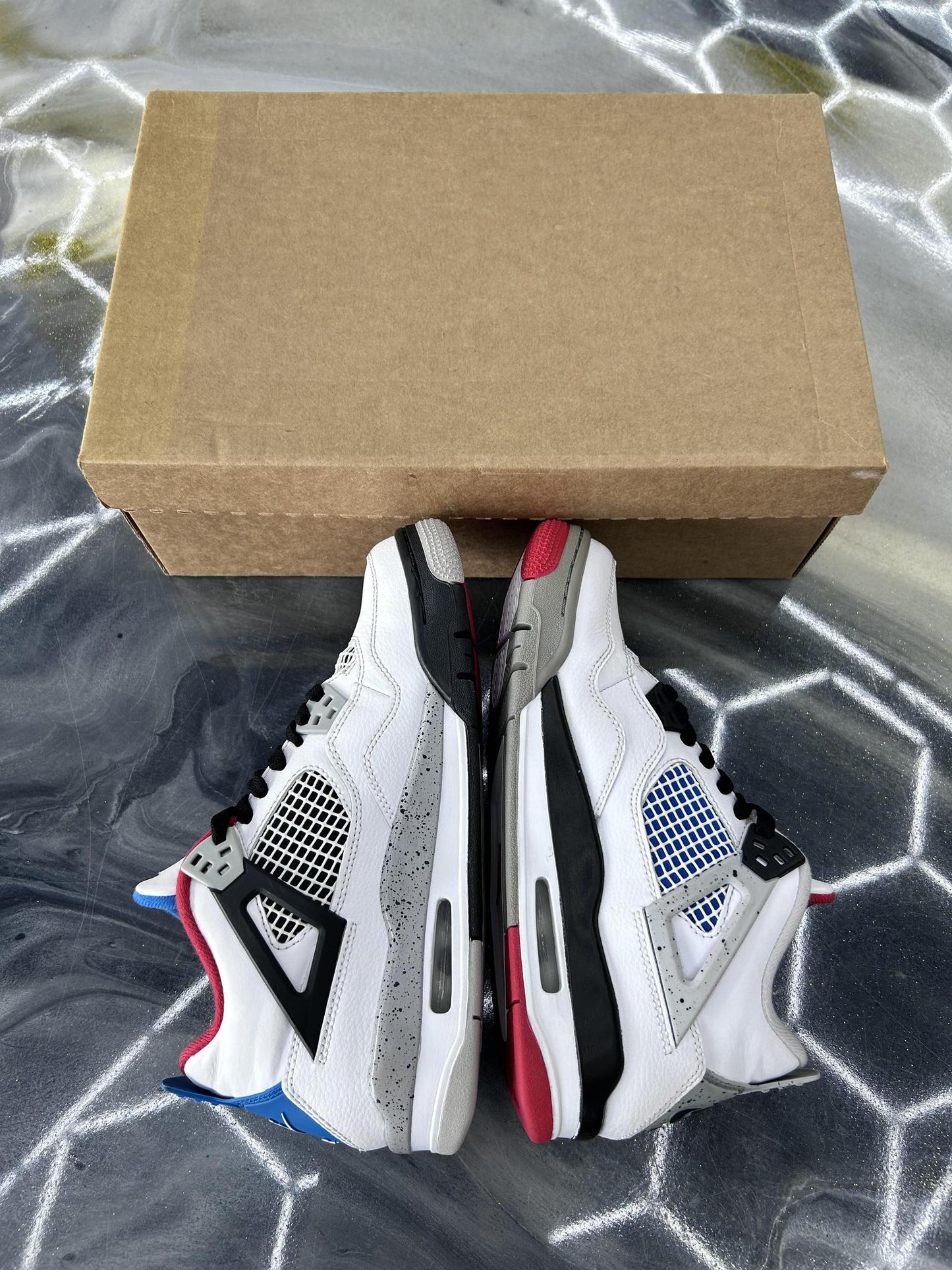 Jordan 4 "What The" Used Size 7Y/8.5W