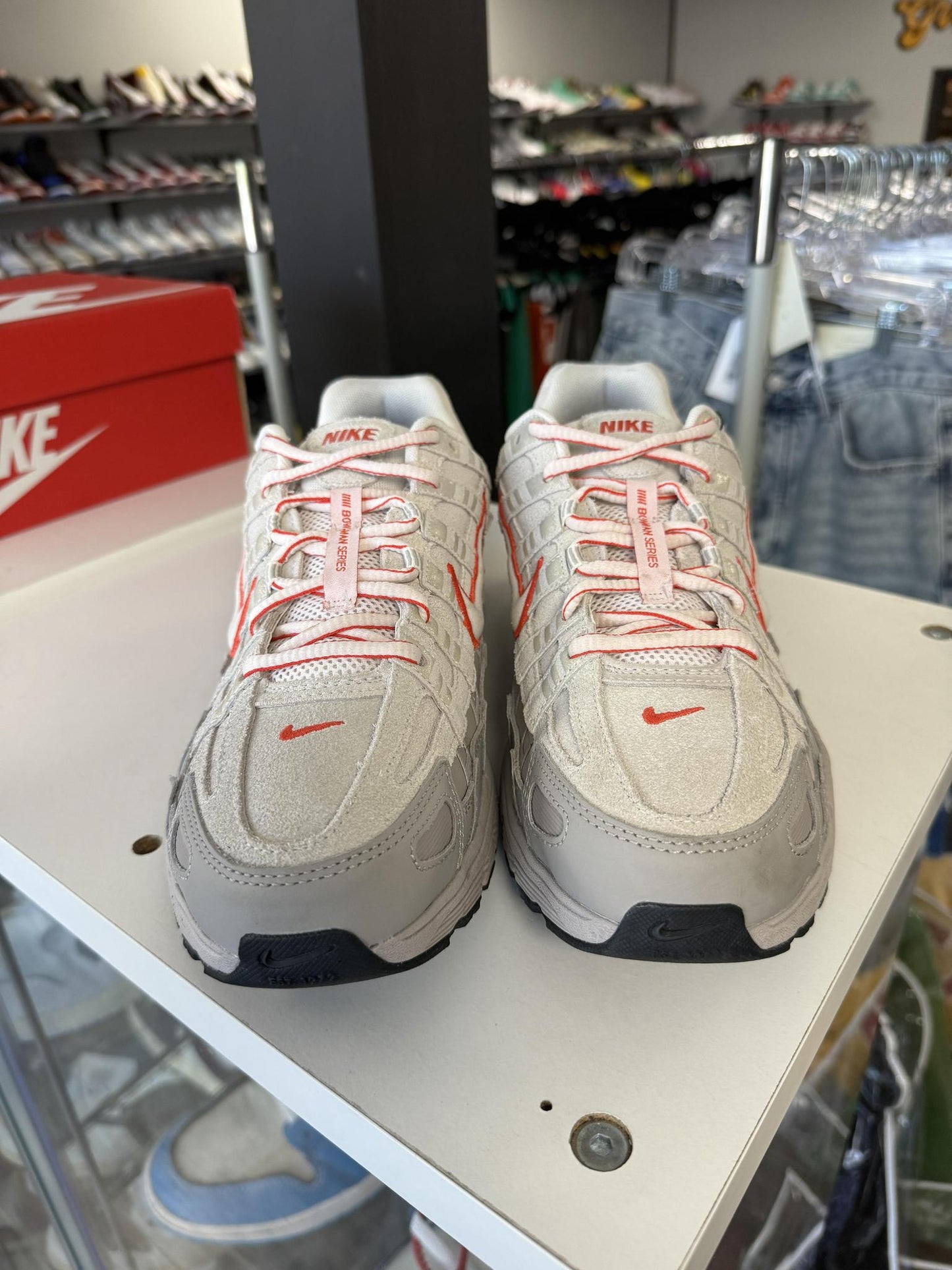 Nike P-6000 "Phantom Picante Red" Used Size 10.5