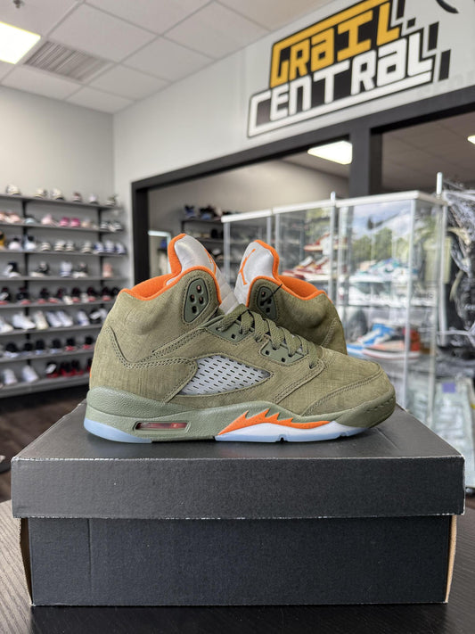 Jordan 5 "Olive" Used Size 6Y/7.5W