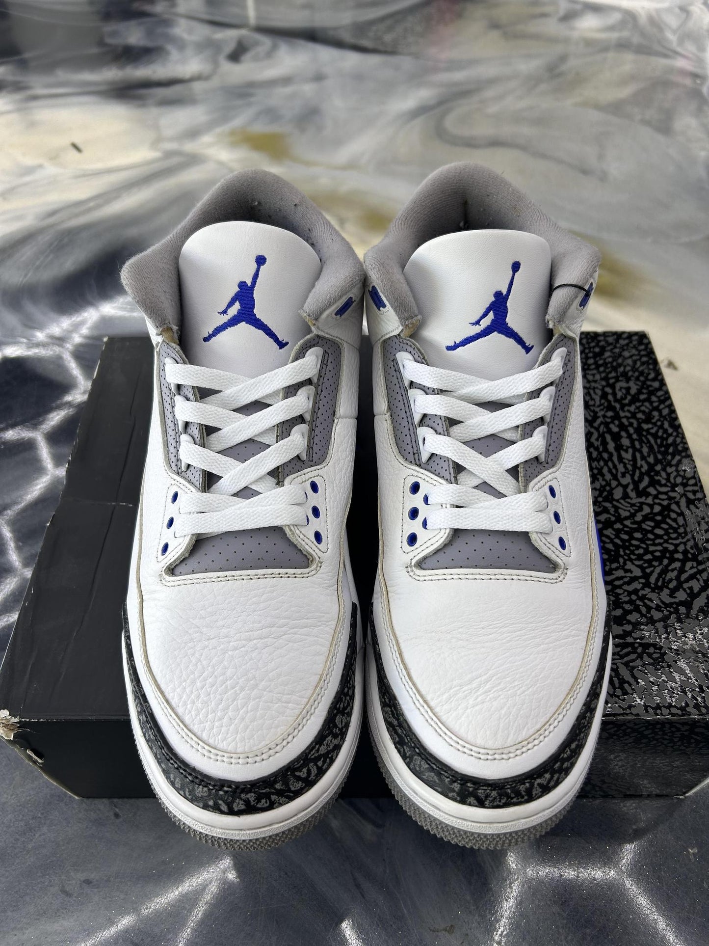 Jordan 3 "Racer Blue" Used Size 11