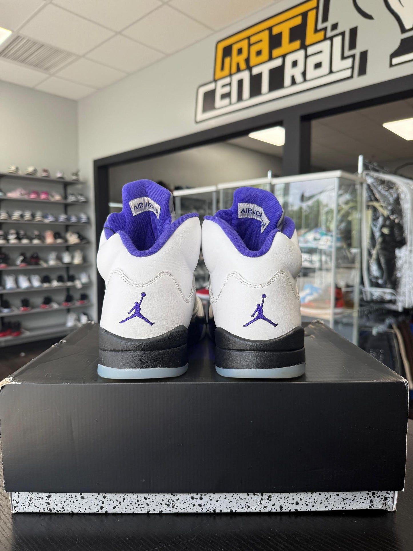 Jordan 5 "Dark Concord" Used Size 12